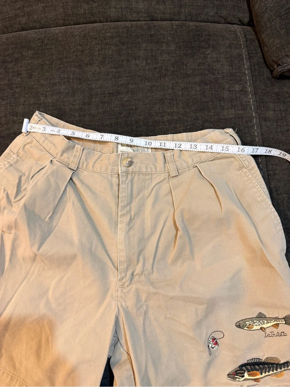 Banana Republic Safari & Travel Archive Reissue pleaded Fishing Shorts Size 31